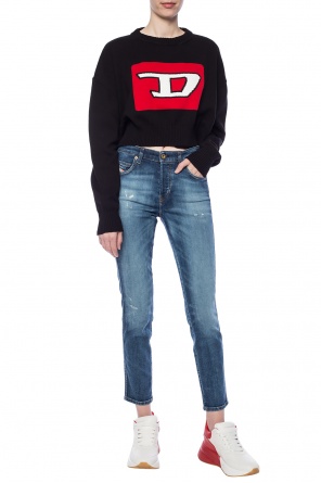 Jeansy z przetarciami ‘babhila’, zdjęcie 2 Jeansy z przetarciami ‘babhila’ od Diesel